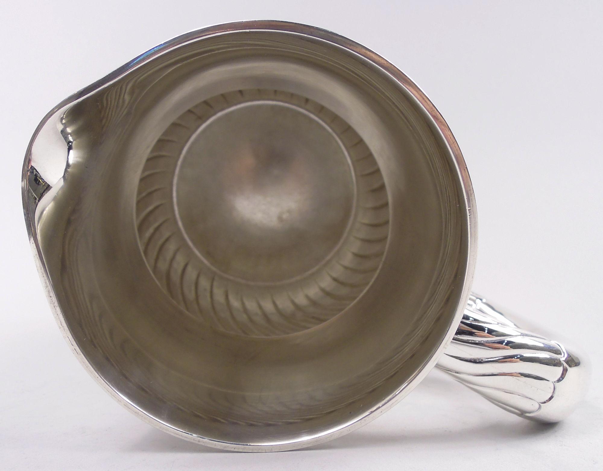 XIXe siècle Pichet à eau en argent sterling The Moderns Classic en vente