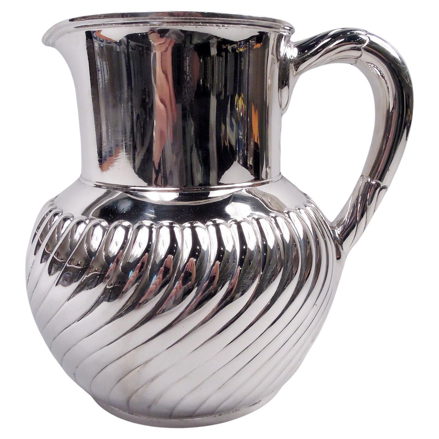 Pichet à eau en argent sterling The Moderns Classic
