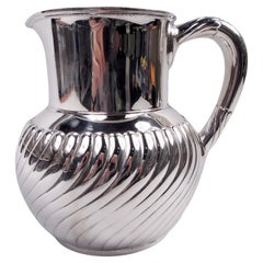 Pichet à eau en argent sterling The Moderns Classic