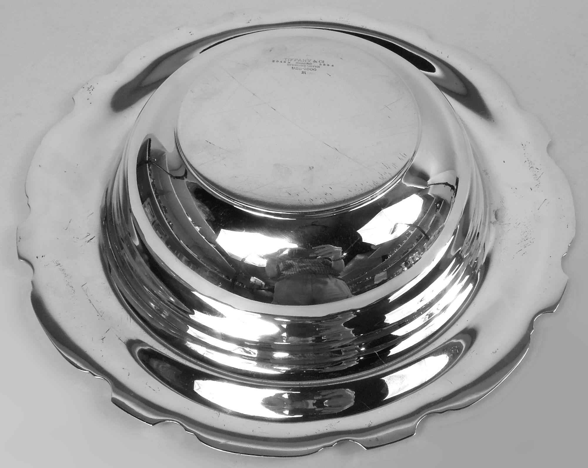 Tiffany Modern Georgian Classical Sterling Silver Schale (20. Jahrhundert) im Angebot