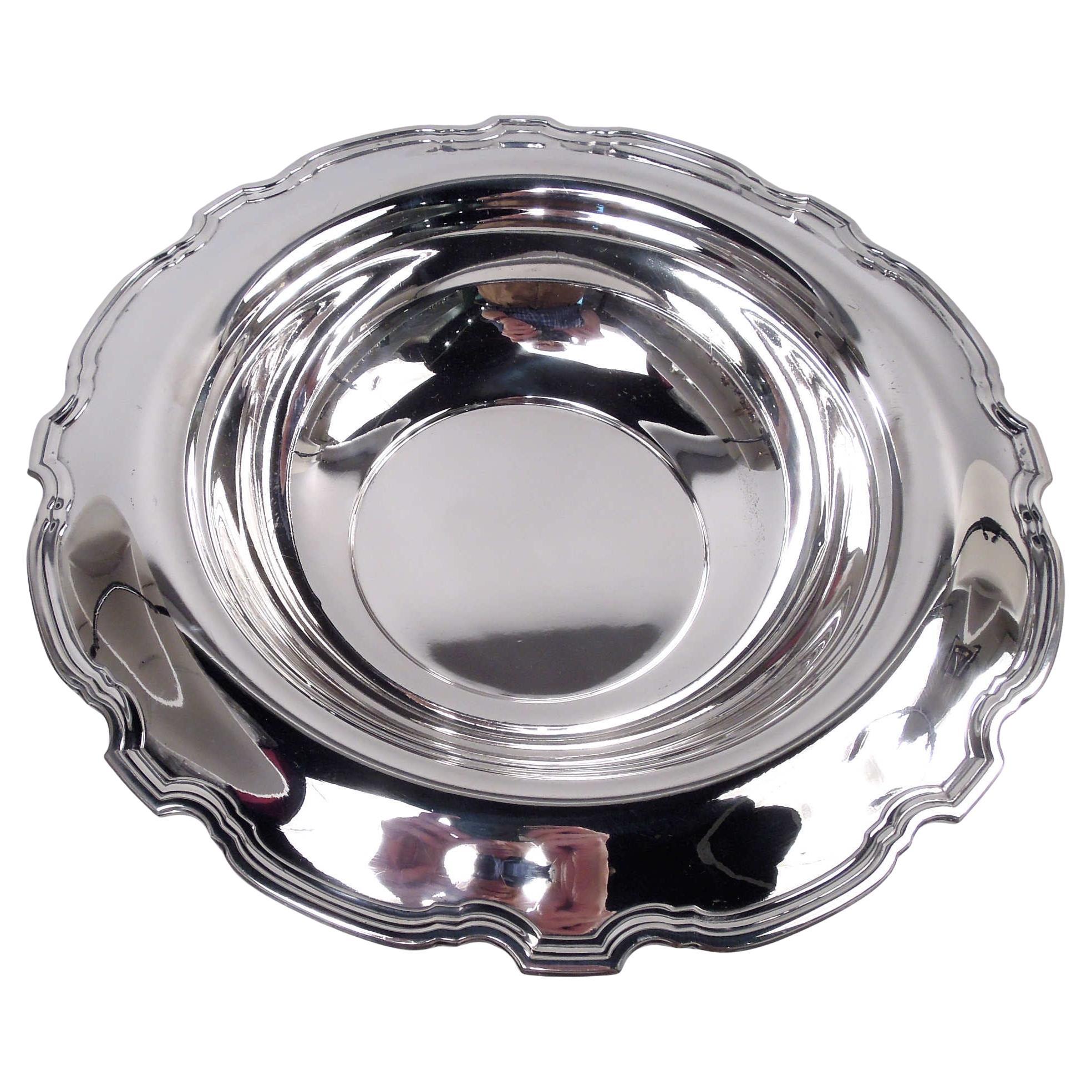 Tiffany Modern Georgian Classical Sterling Silver Schale im Angebot