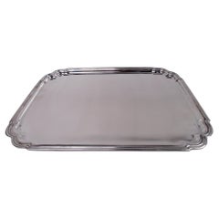 Tiffany Modern Georgian Sterling Silver Rectangular Tray