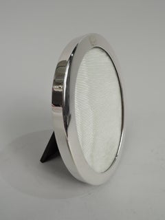 Tiffany Modern Small Oval Sterling Silver Picture Frame