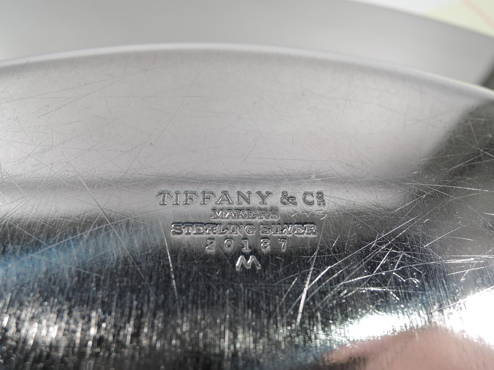 Tiffany Modern Sterling Silver Serving Tray In Excellent Condition In New York, NY