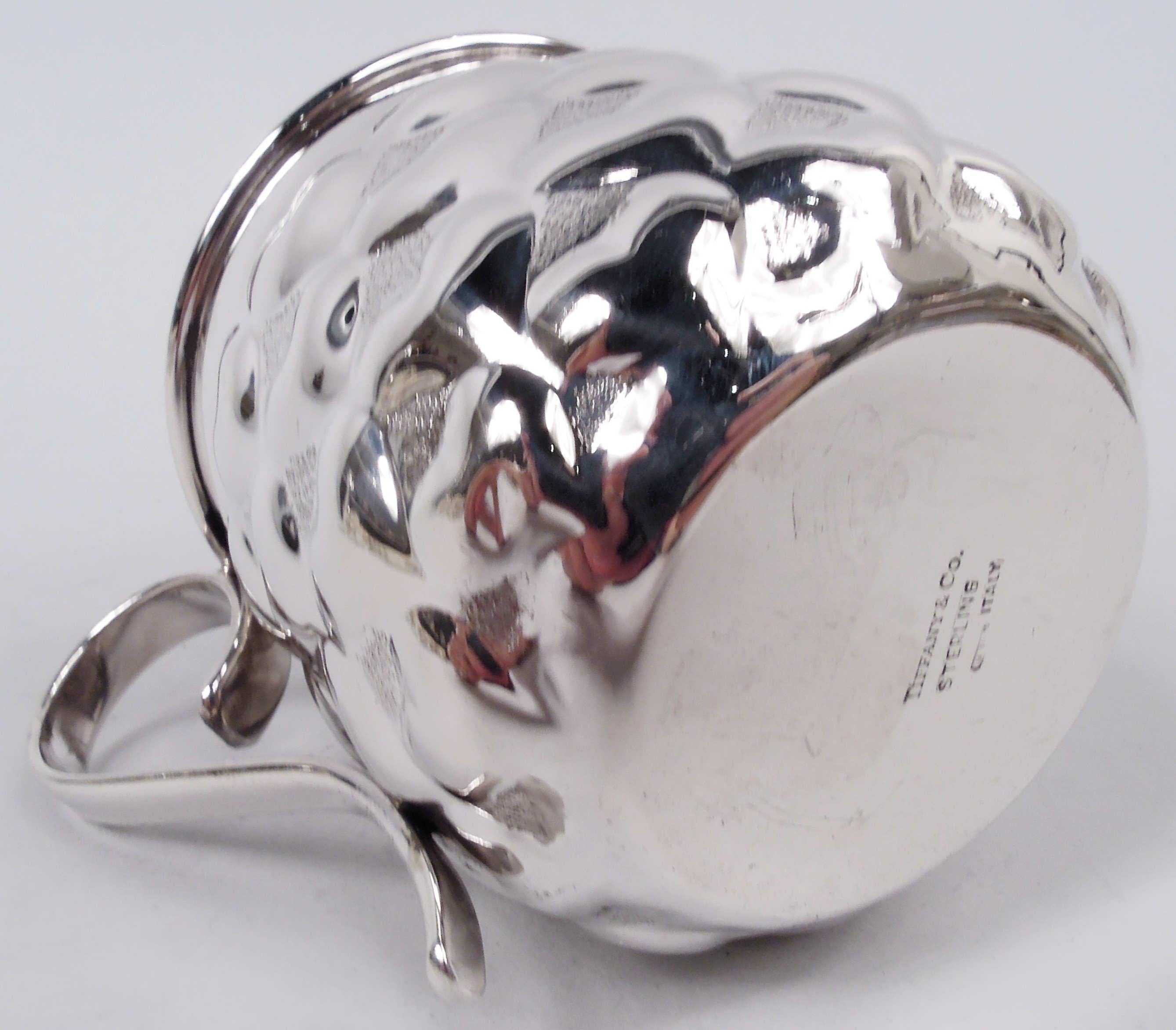 Tiffany Modern Sterling Silver Baby Cup with Lovey-Dovey Hearts For Sale 1