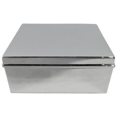 Tiffany Modern Sterling Silver Desk Box