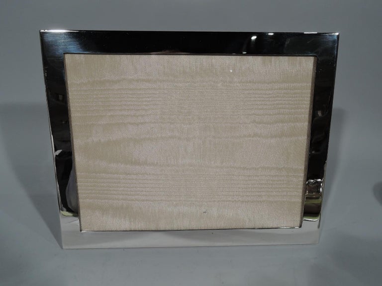 Tiffany Modern Sterling Silver Desk Frame for Portrait or Landscape