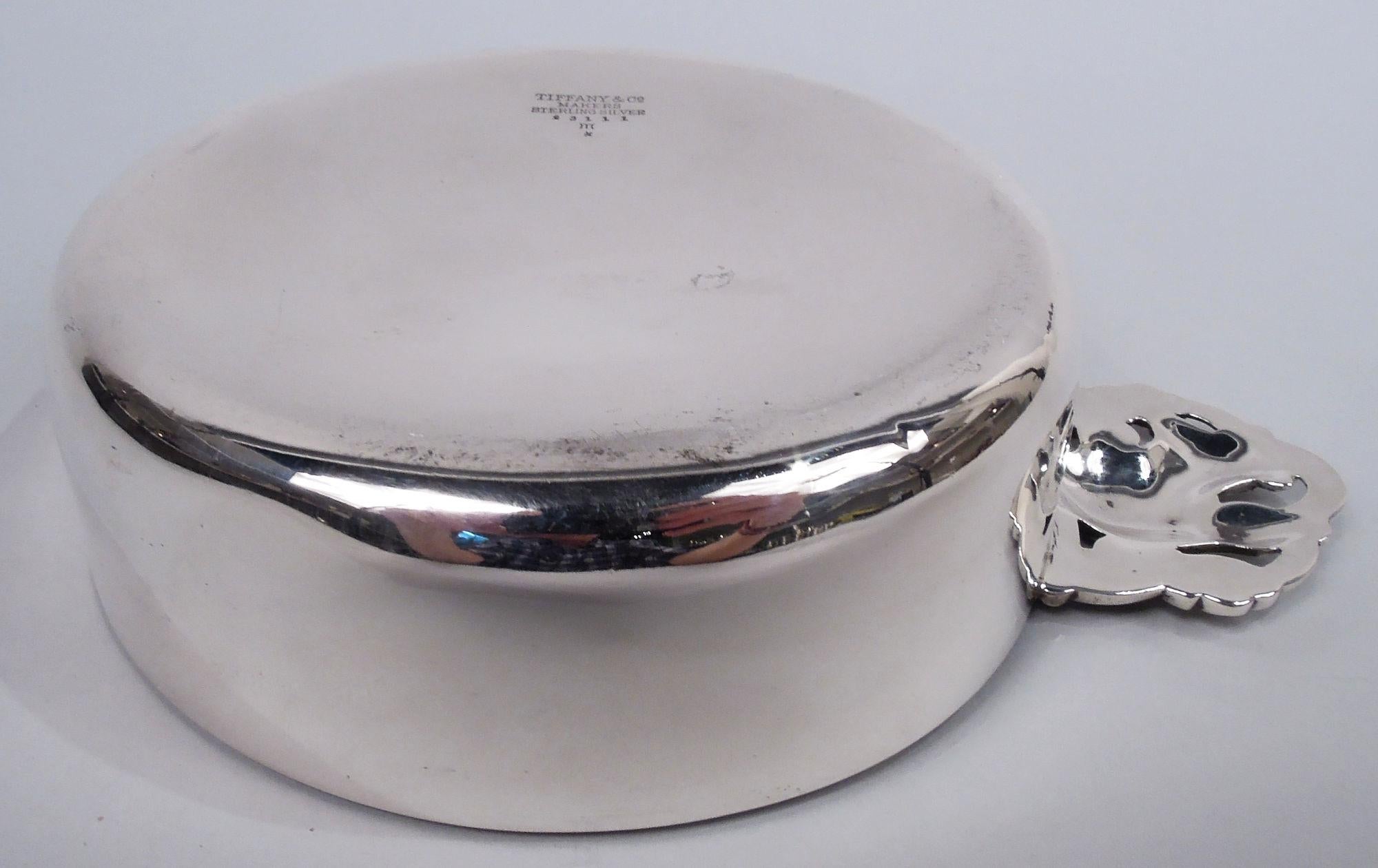 Tiffany Modern Sterling Silver Hungry Squirrel Porringer   For Sale 1