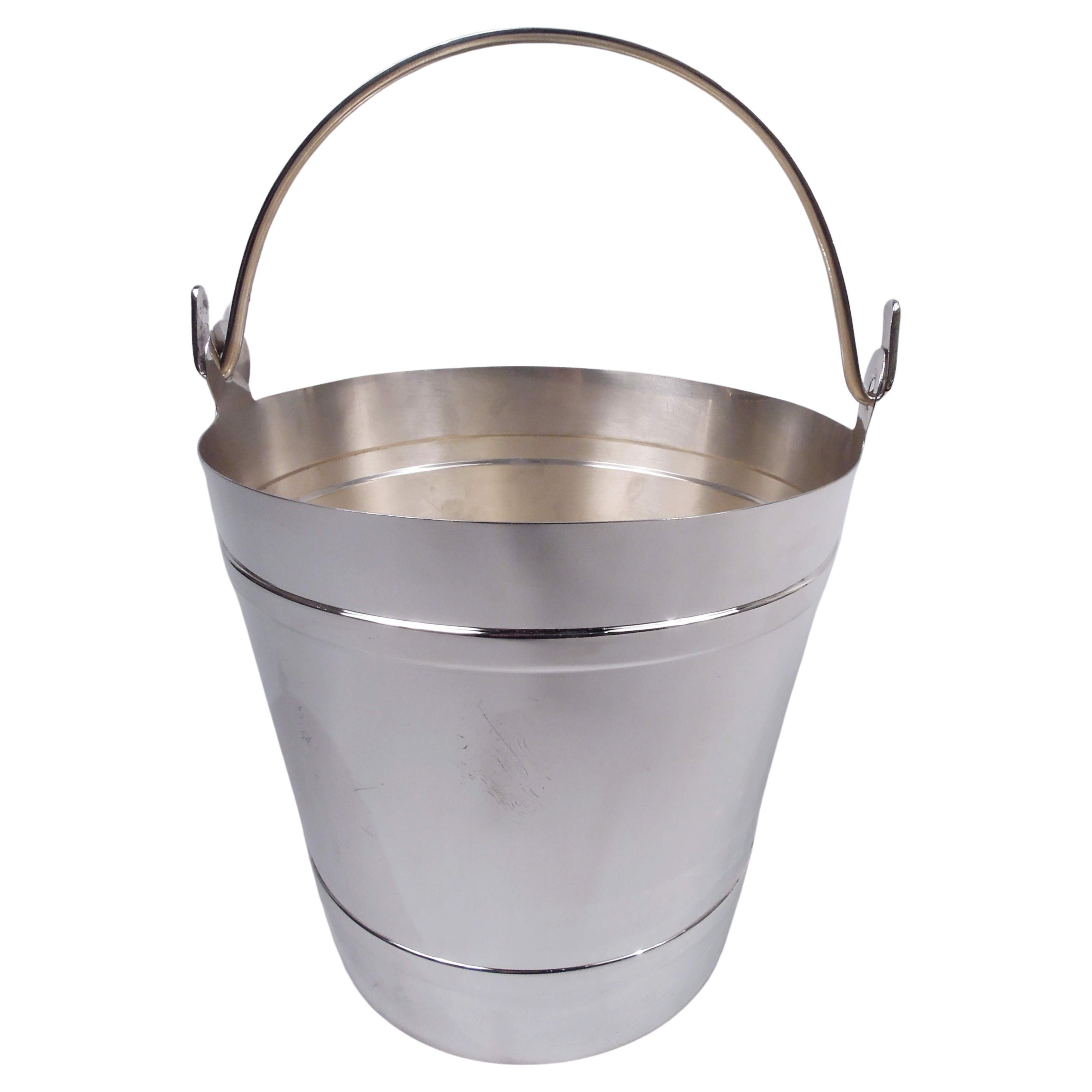 Tiffany Modern Sterling Silver Ice Bucket For Sale