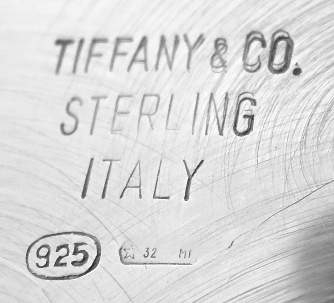 Cesta de picnic de plata de ley moderna Tiffany Enfriador de vino en venta 2