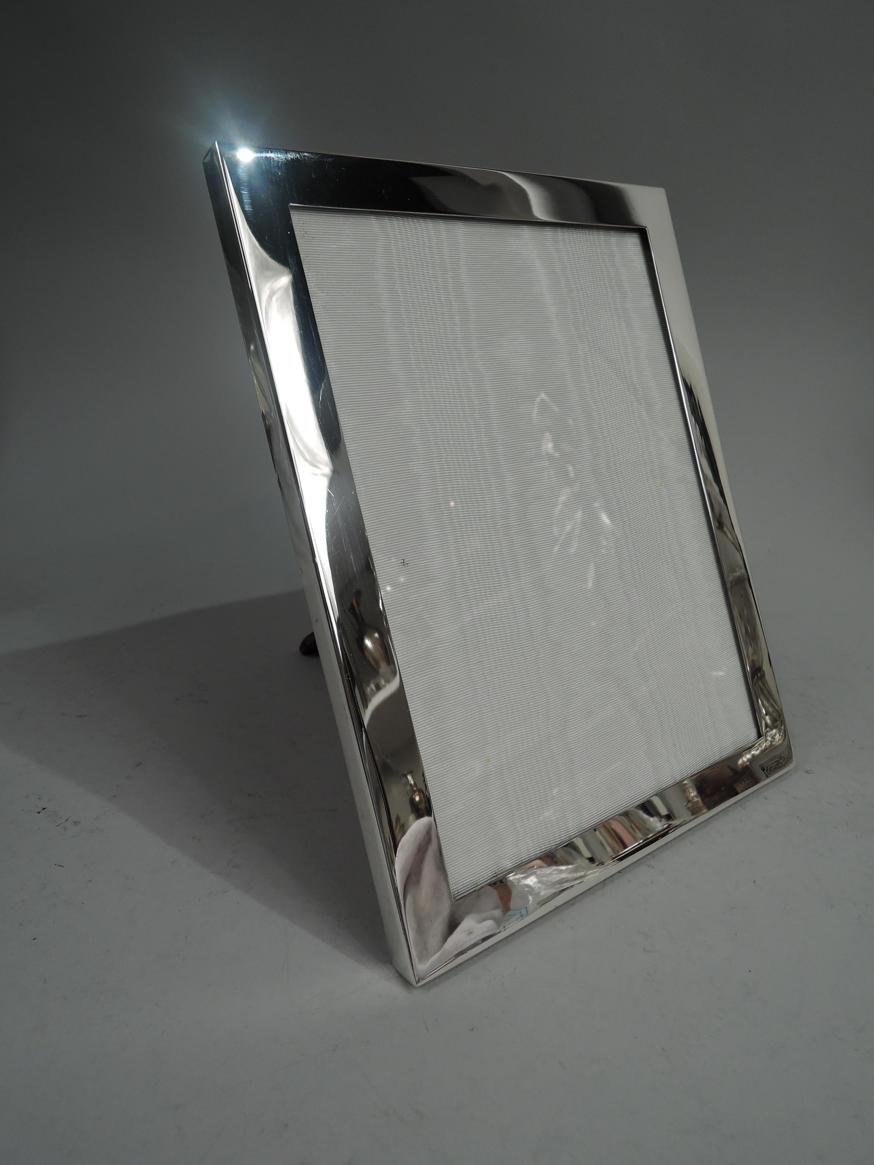 Tiffany Modern Sterling Silver Picture Frame For Sale at 1stDibs