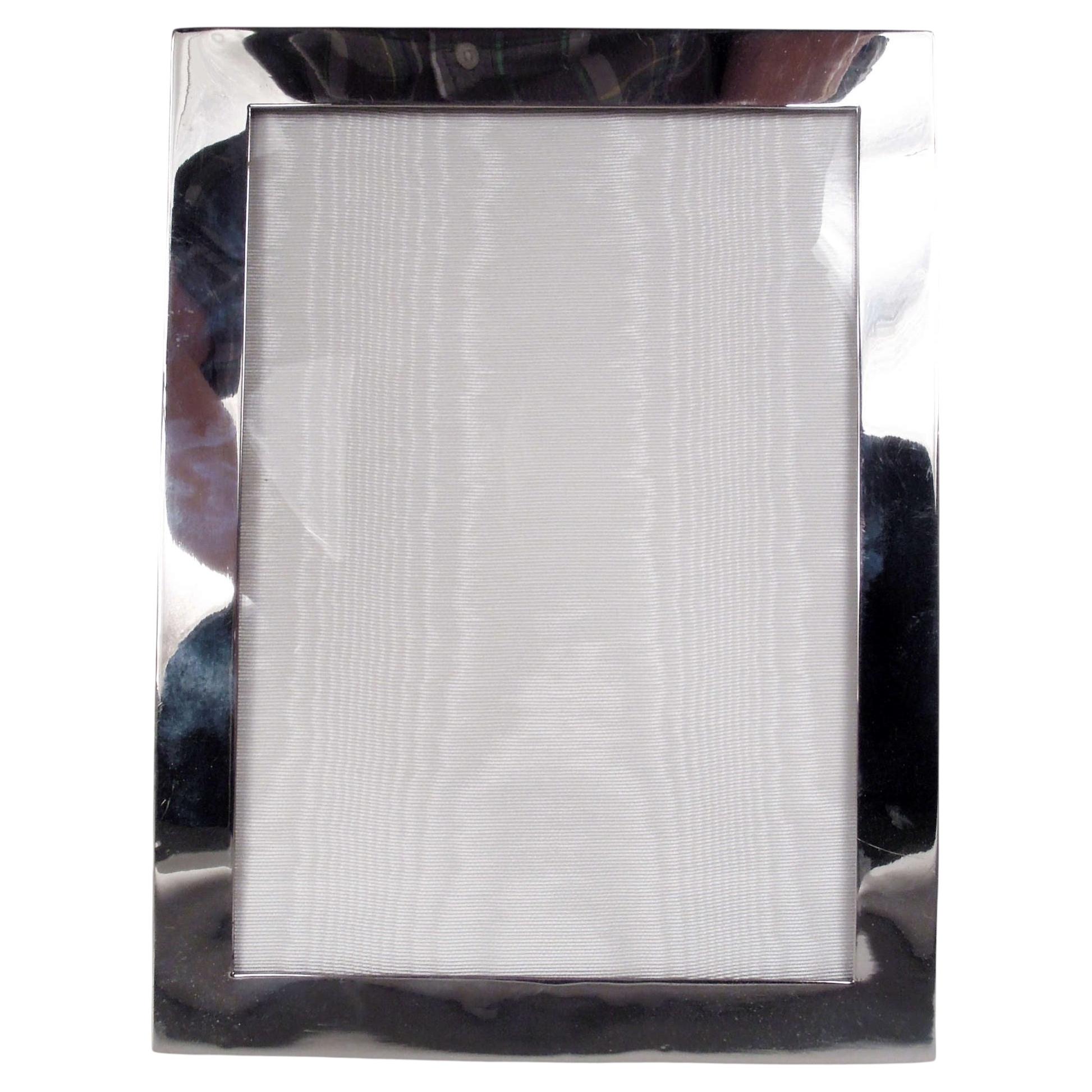 Tiffany Modern Sterling Silver Picture Frame