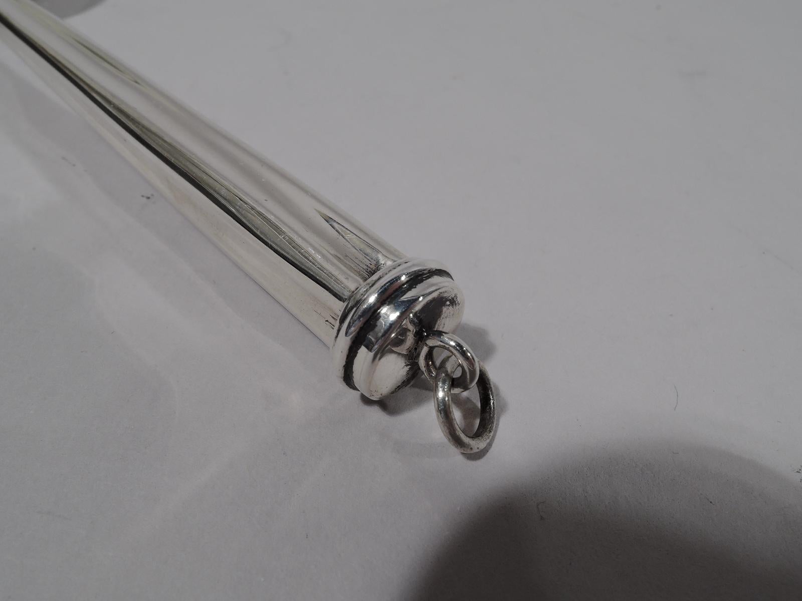 Portuguese Tiffany Modern Sterling Silver Tea Strainer