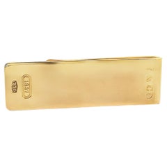 Fermasoldi Tiffany, usato in oro giallo 18 carati con scatola
