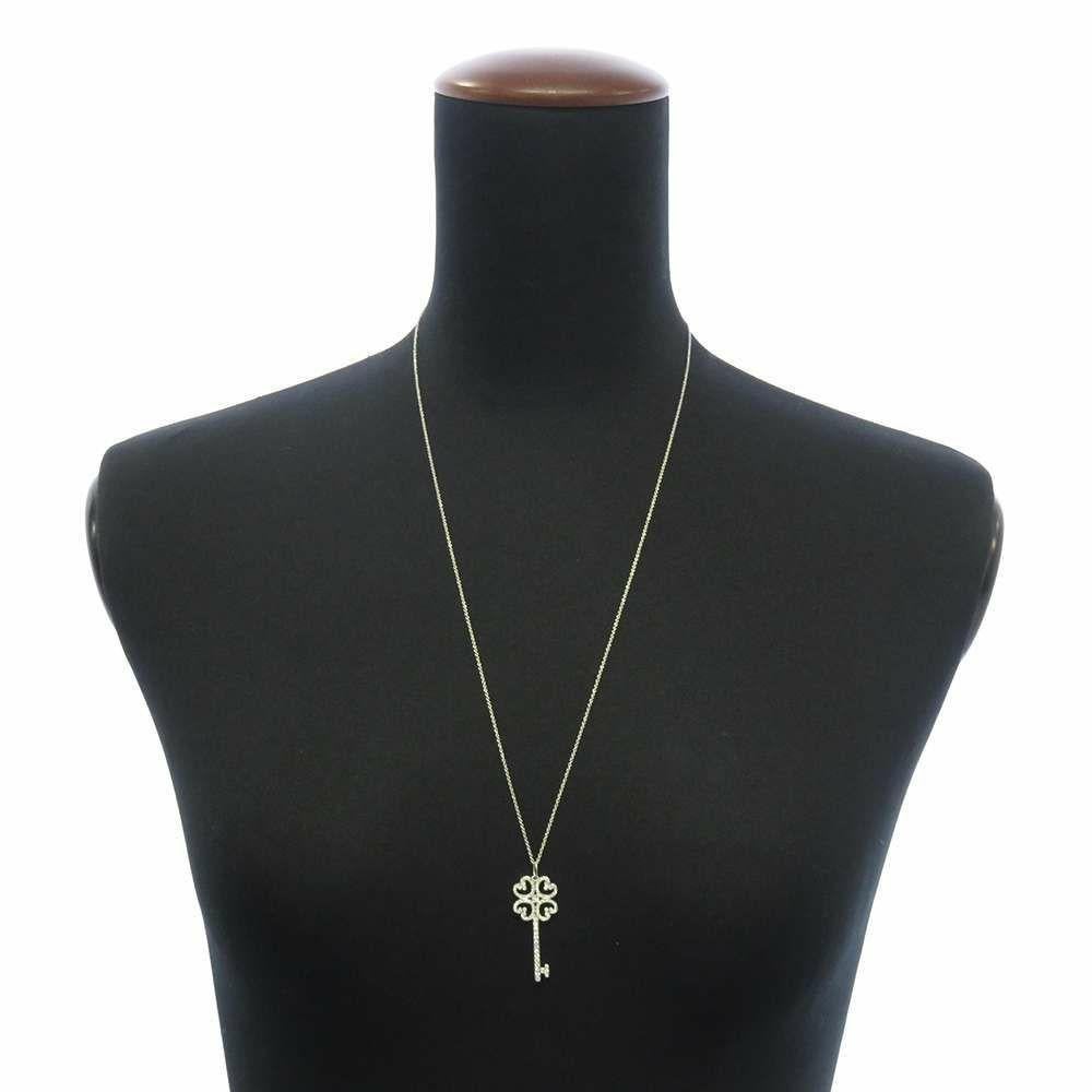 Tiffany Halskette Quatra Herz Schlüsselanhänger Diamant-Halskette im Angebot 5