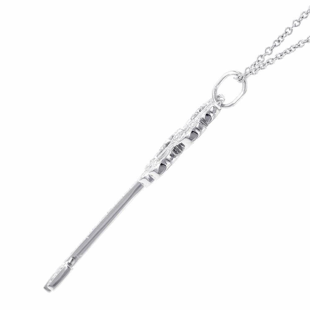 Tiffany Halskette Quatra Herz Schlüsselanhänger Diamant-Halskette im Angebot 12