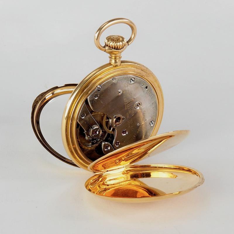 Art Deco Tiffany & Co. Open Faced Pocket Watch by Agassiz & Co.