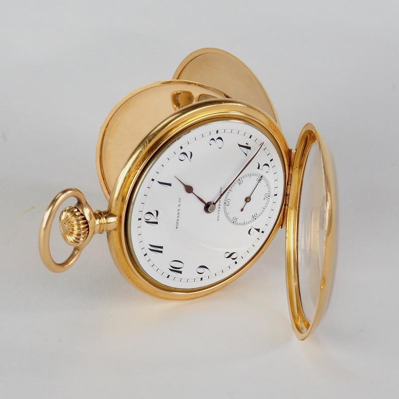 Tiffany & Co. Open Faced Pocket Watch by Agassiz & Co. 4