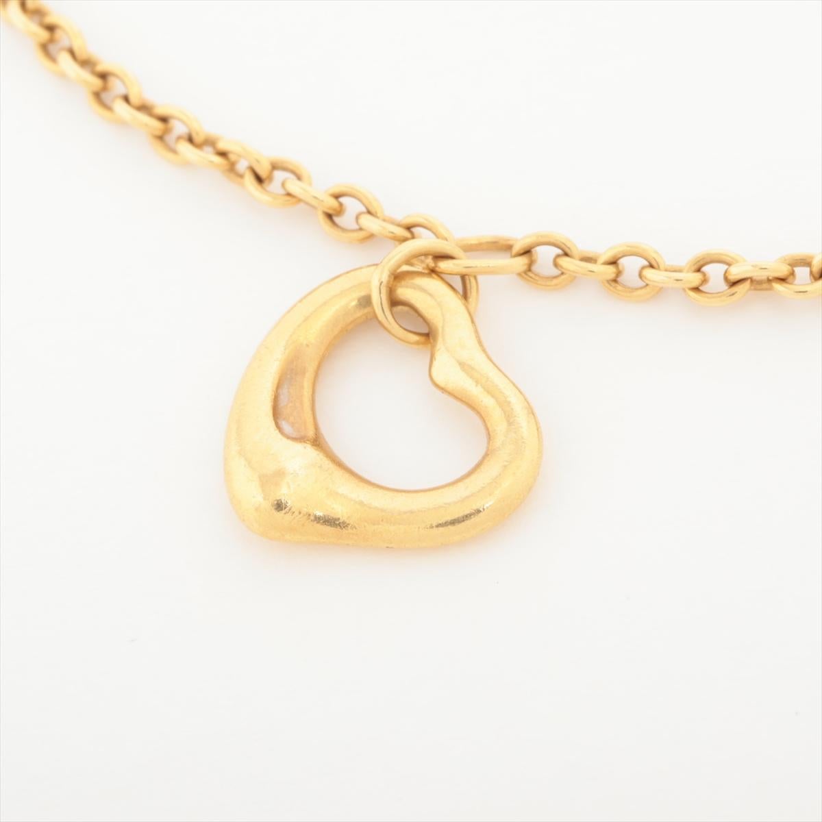 tiffany open heart bracelet gold