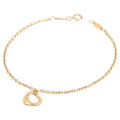 Tiffany Open Heart Bracelet 750(YG) 3.6g