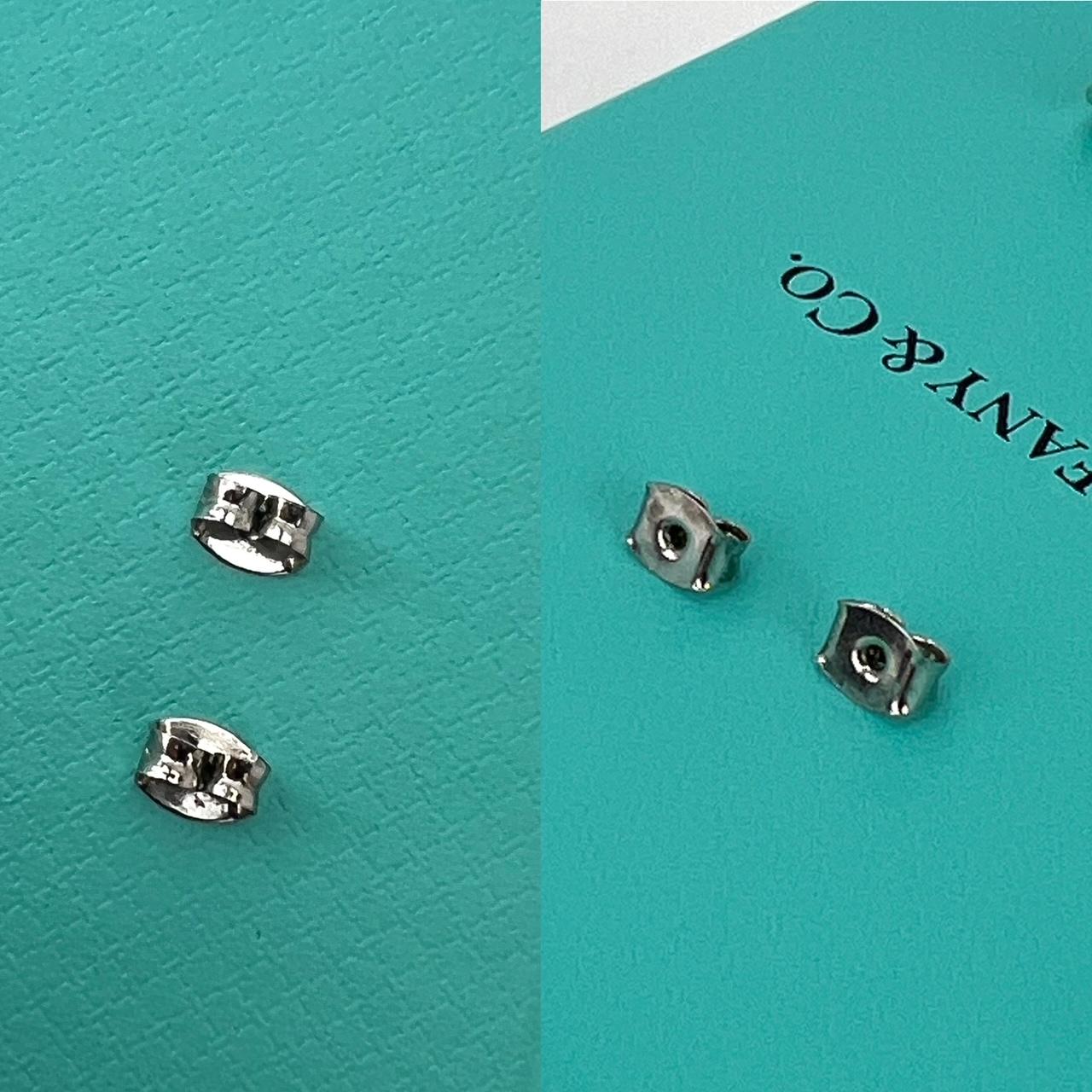  TIFFANY Open Heart Stud Earrings in Sterling Silver 925 Elsa Peretti  8
