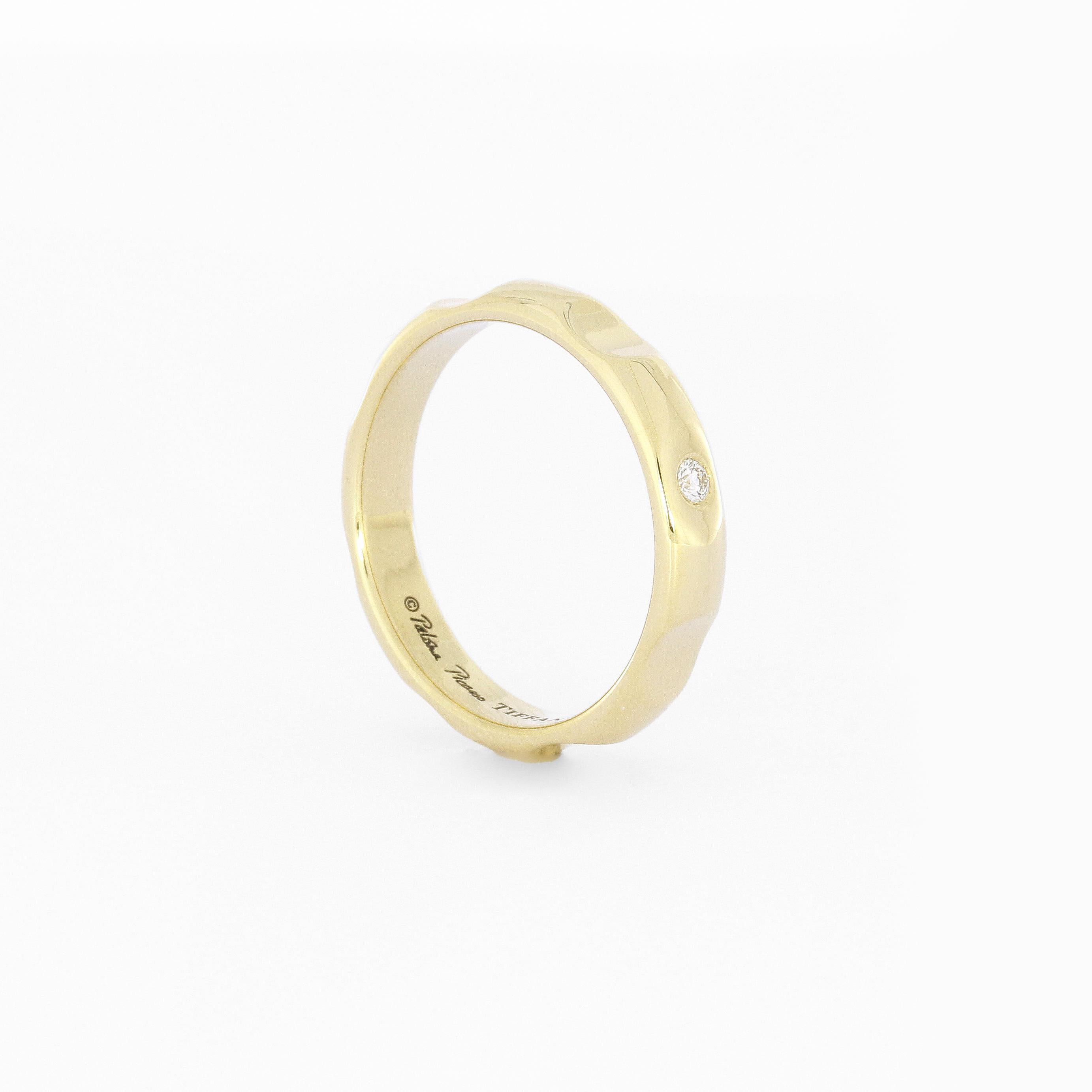 Tiffany Pablo Picasso Ring Yellow Gold In Good Condition For Sale In Berlin, DE