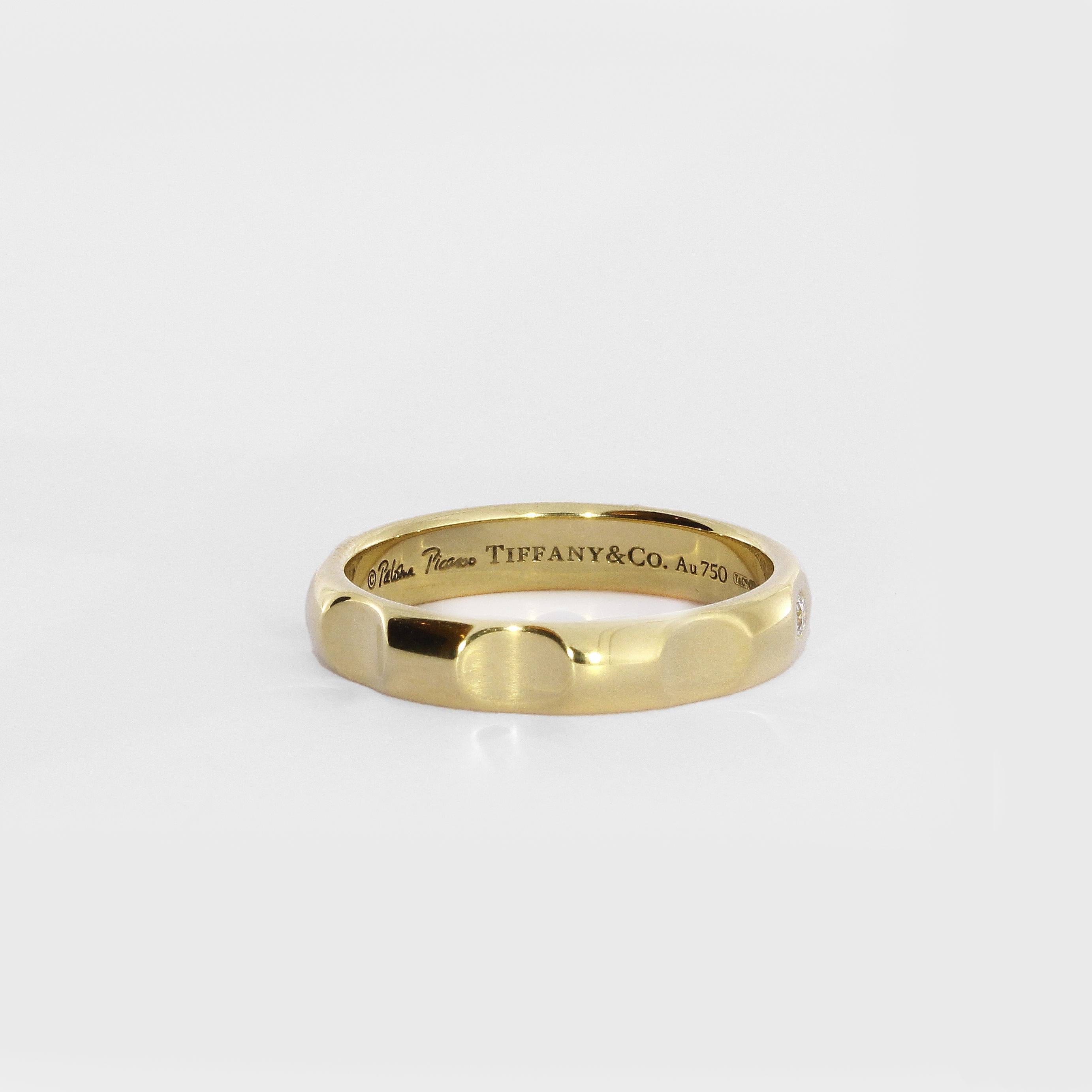 Women's Tiffany Pablo Picasso Ring Yellow Gold For Sale