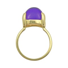 Tiffany Paloma Picasso 18k Gold Amethyst Sugar Ring