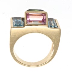 Tiffany & Co. Paloma Picasso Gemstone Gold Ring