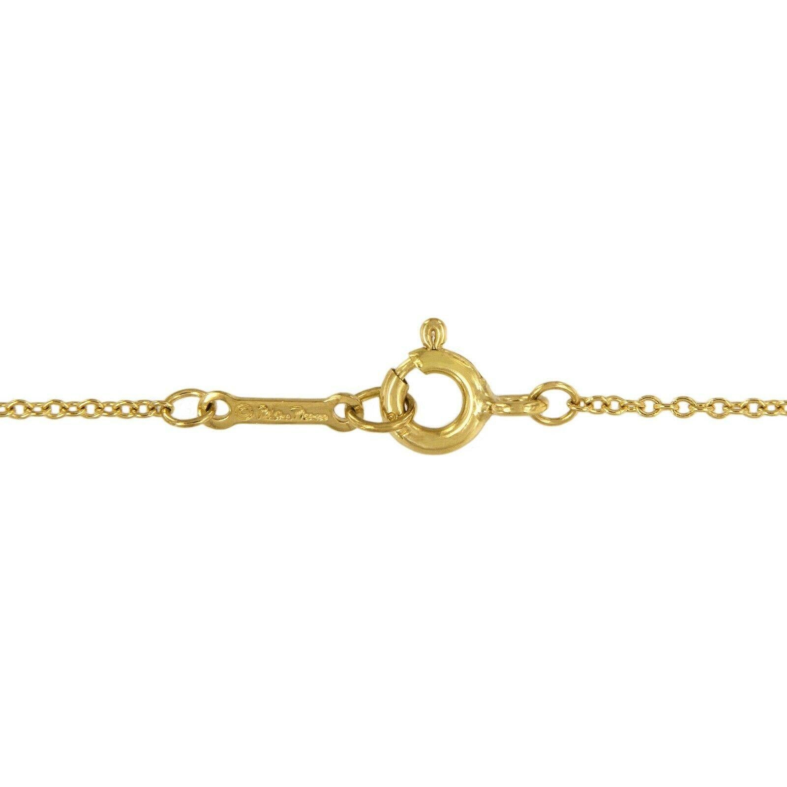Tiffany & Co. Paloma Picasso Gold Amethyst Tropfen Anhänger Halskette (Tropfenschliff)