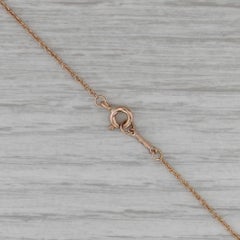 Tiffany Paloma Picasso Olive Leaf Heart Pendant Necklace w/ Pouch 18k Gold
