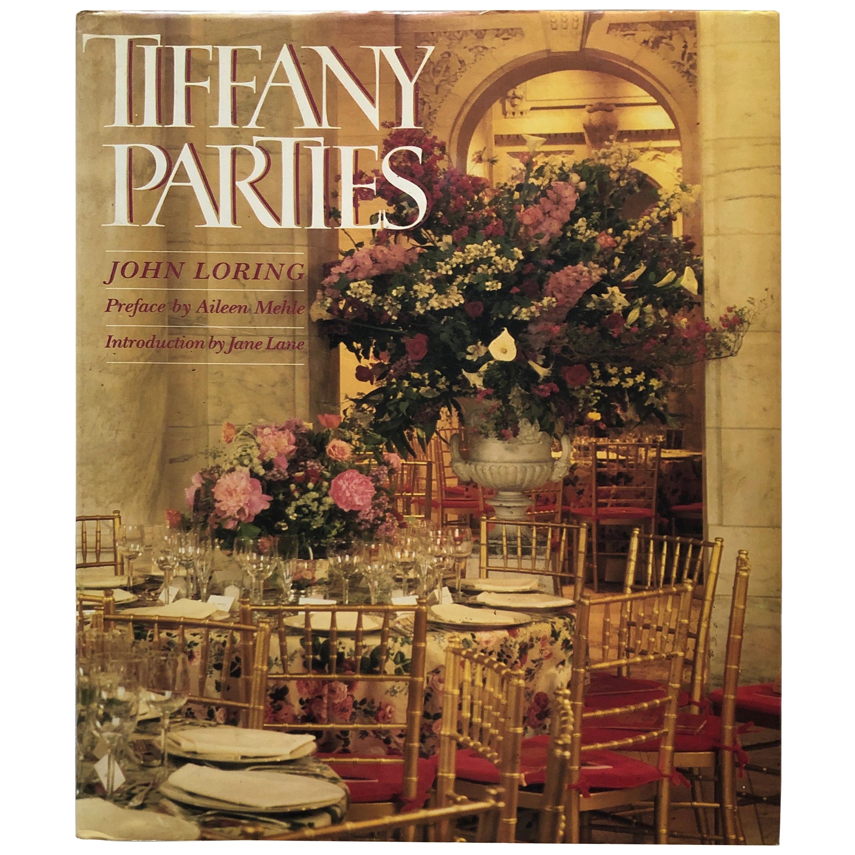 Tiffany Parties Decorative Vintage Coffee Table Book
