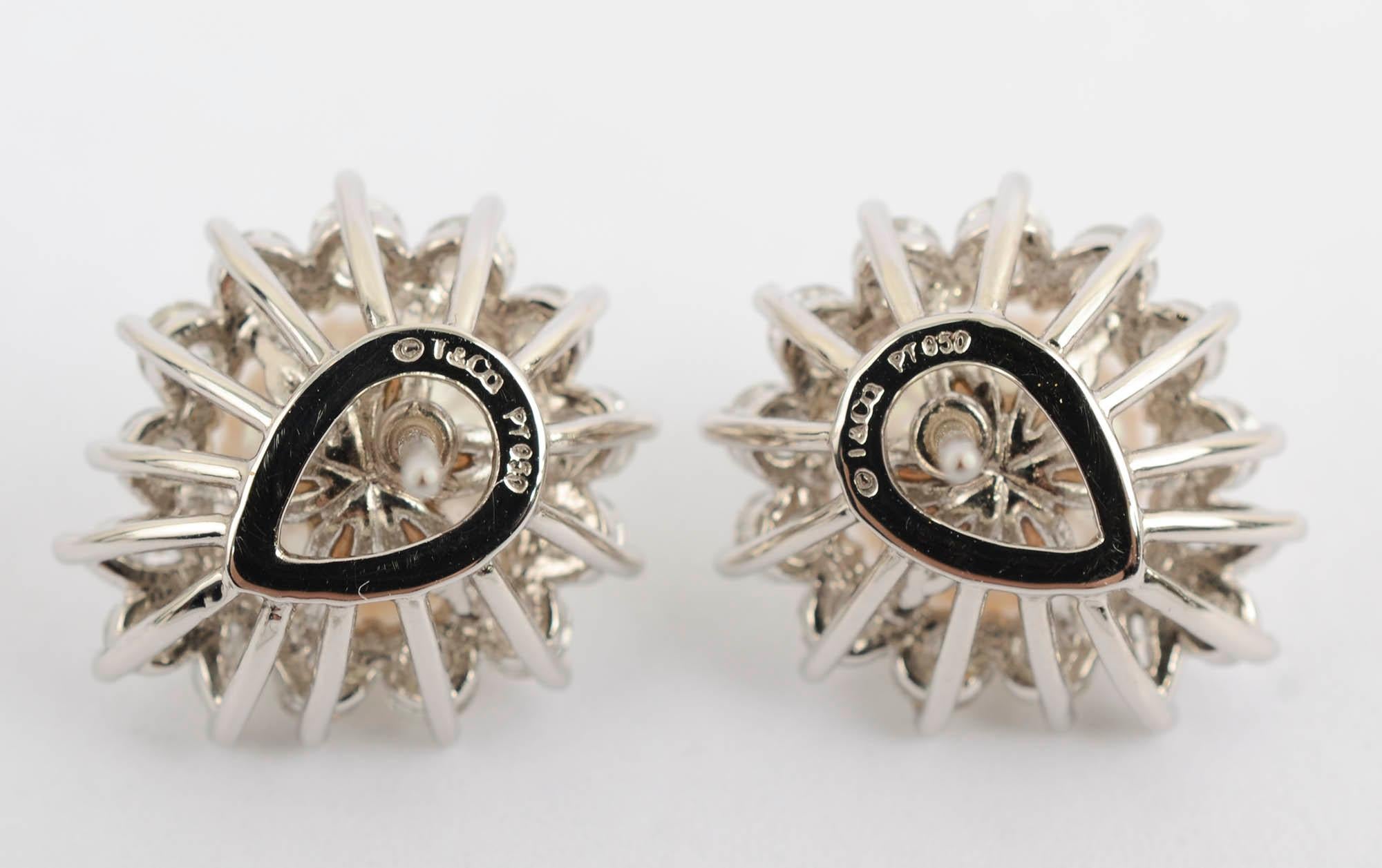 pearl diamond earrings