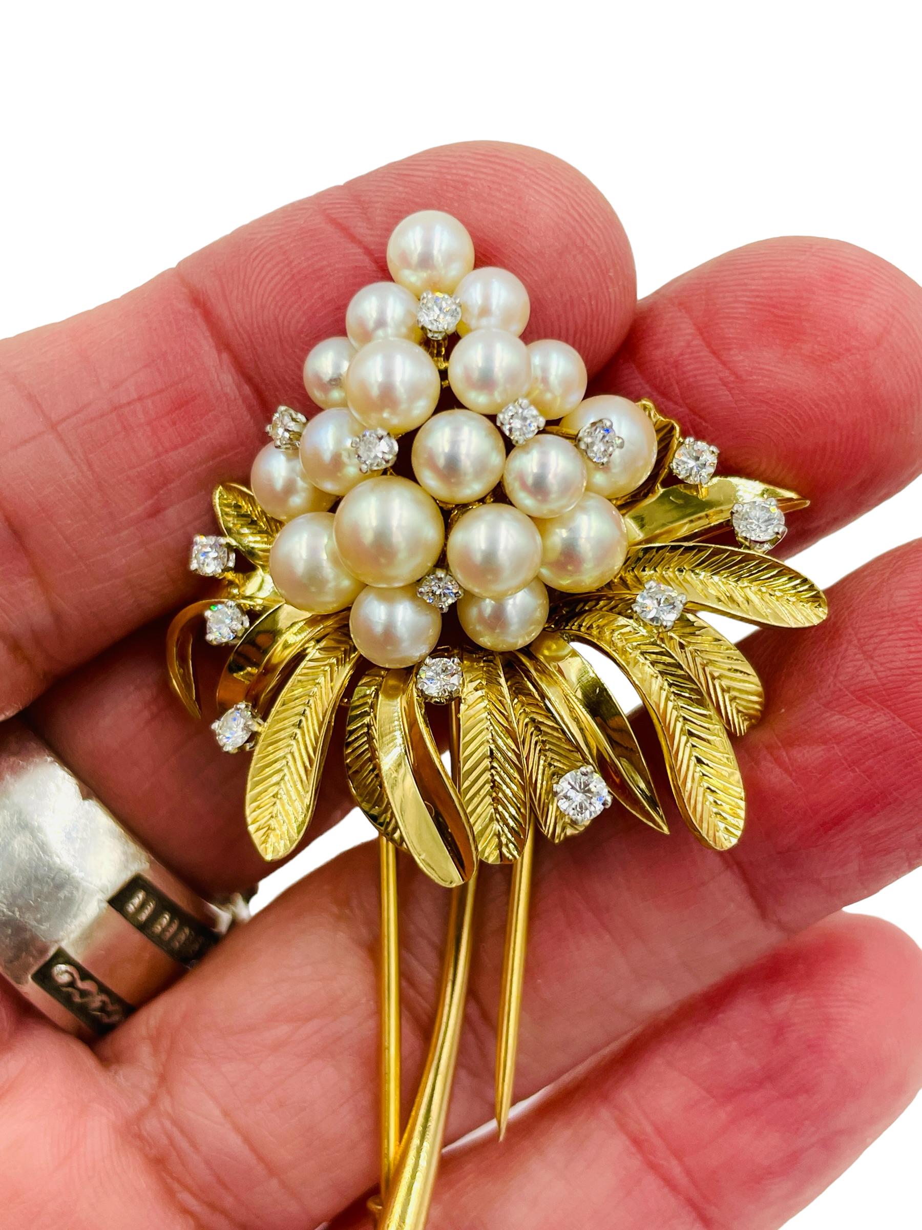 tiffany pearl brooch