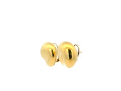 tiffany peretti lg 18k bean earrings