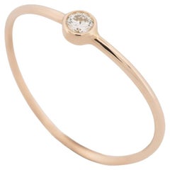 Tiffany Peretti Wave Single Row Diamond Ring PG US SIZE 6.0