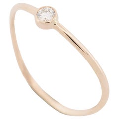 Tiffany Peretti Wave Single Row Diamond Ring PG US SIZE 6.25