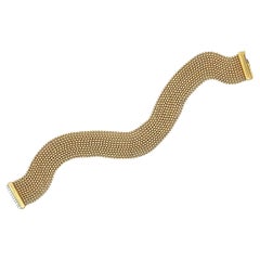 TIFFANY PICASSO Gold Diamond Ball Chain Bracelet