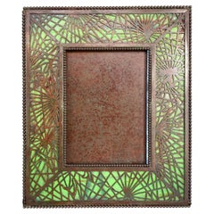 Tiffany Pine Needle Photo Frame, signed, ca. 1905