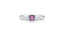 Tiffany Pink Tourmaline Ring Sterling Silver