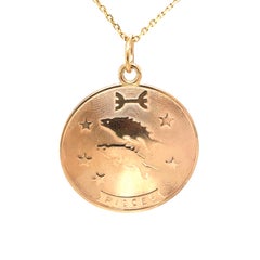 Tiffany Pisces Gold Charm