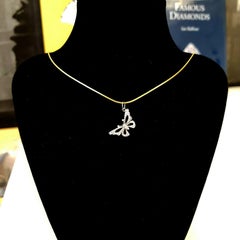 Tiffany & Co Platinum Diamond Butterfly Pendant