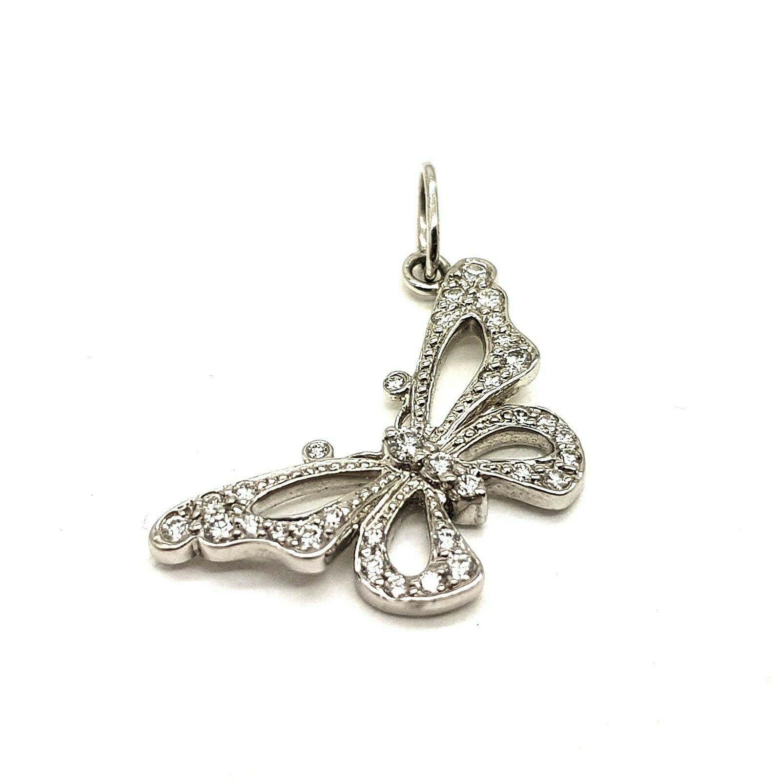 diamond butterfly necklace tiffany