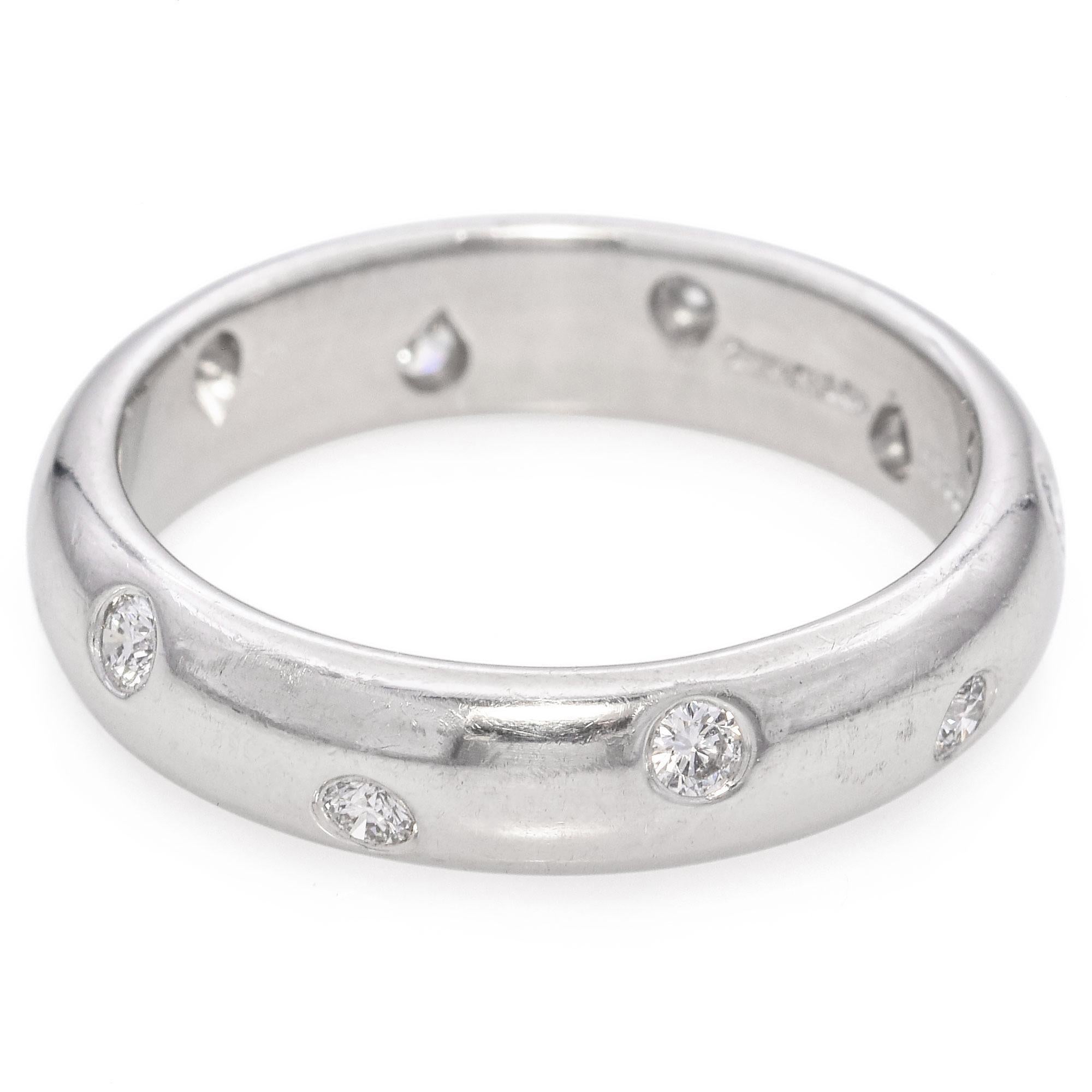 Tiffany Platin Etoile Diamant Eternity-Ehering 1