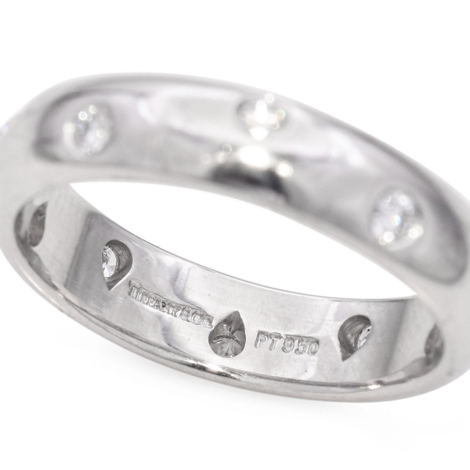 Tiffany Platin Etoile Diamant Eternity-Ehering 2