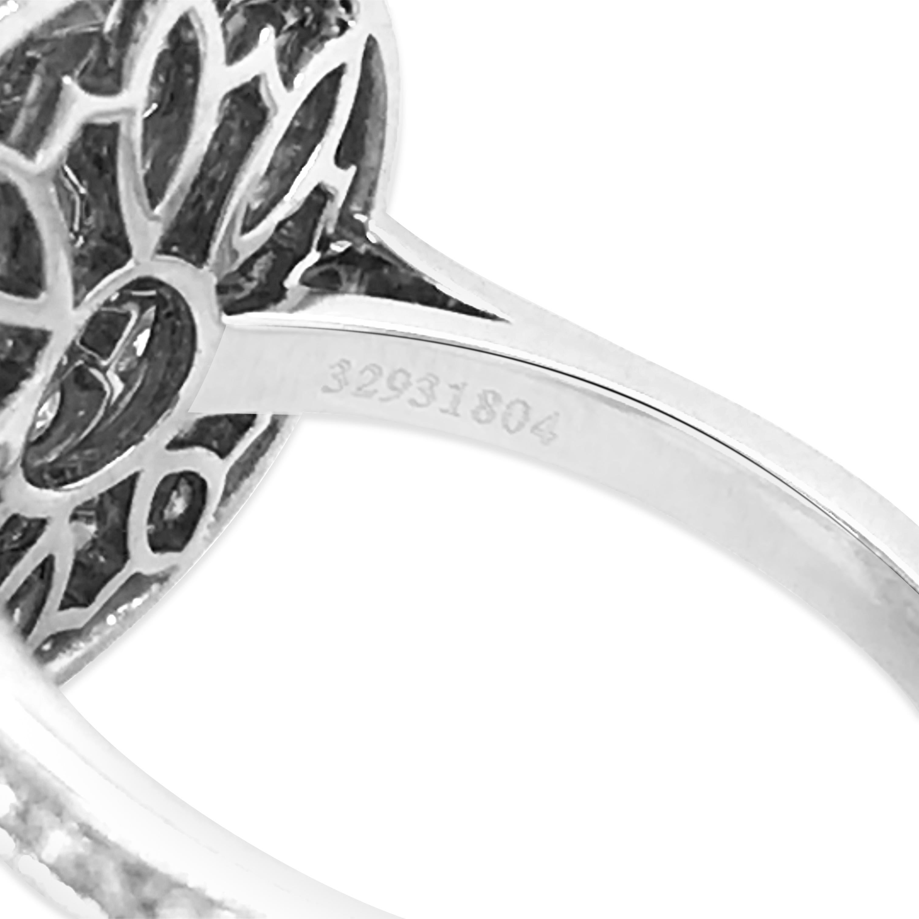 Tiffany, Platinum Gold Yellow Diamond and Diamond Ring For Sale 1
