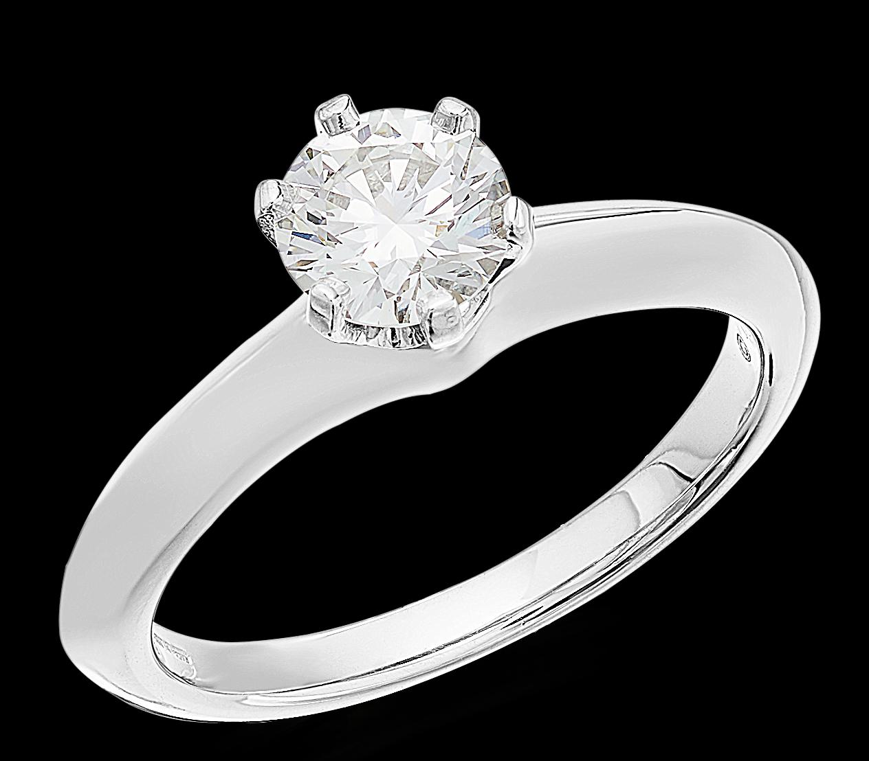 single diamond ring