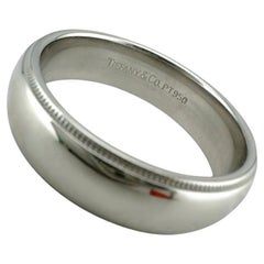 Tiffany Platin Together Milgrain Band Ring 6 mm