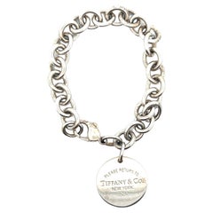 Tiffany Please Return to Tiffany Tag 925 Sterling Silver Chunky Link Bracelet