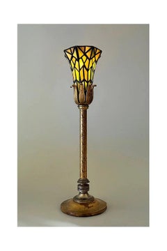 Tiffany Pond Lily Table Lamp by Tiffany Studios, Circa 1920